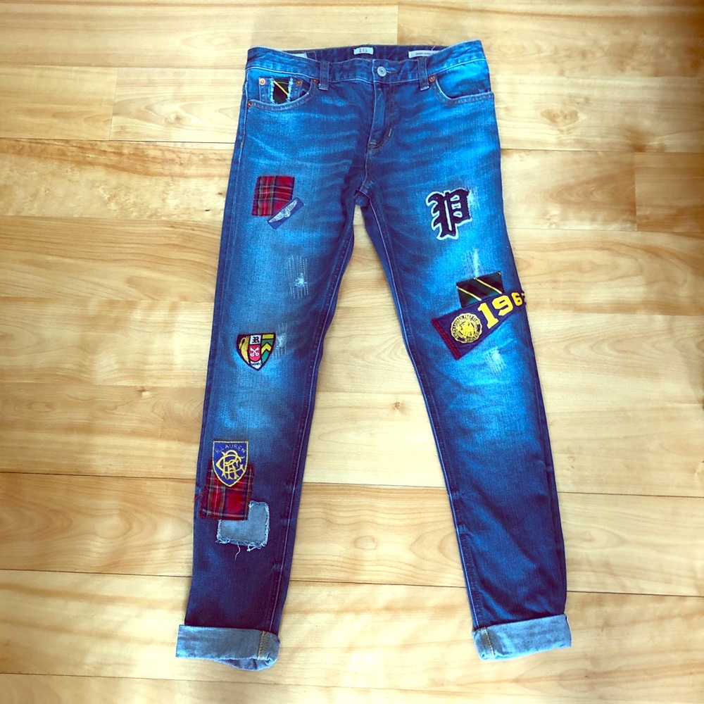 Polo Ralph Lauren Kids patched Jeans.